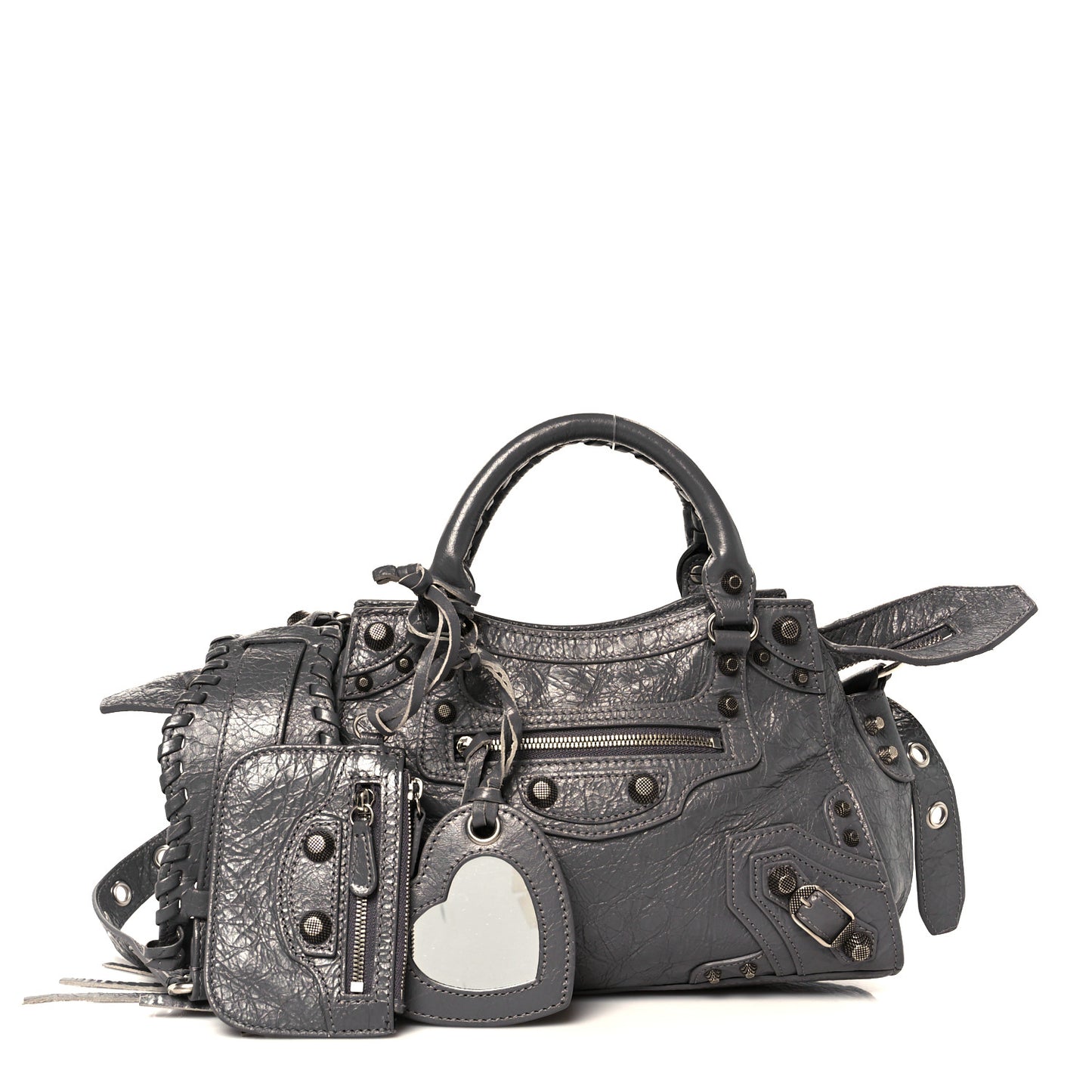 Agneau Arena Neo Cagole Handbag XS Dark Grey