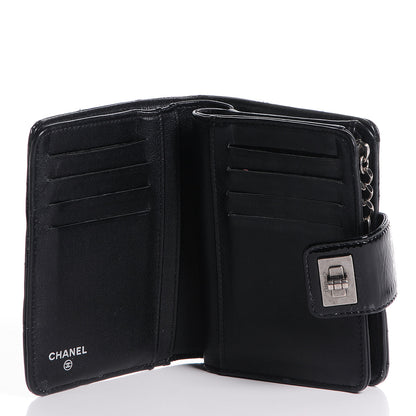 Chanel Patent Reissue Compact Wallet Black 6 of 10