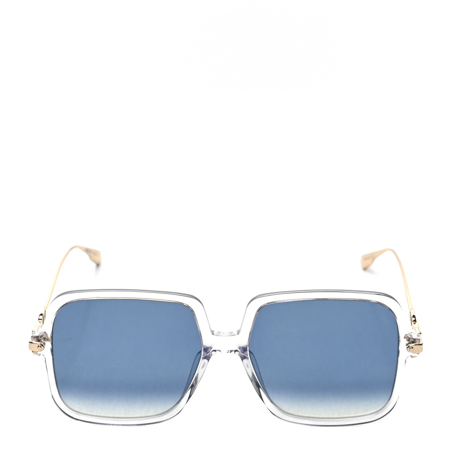 Christian Dior Acetate DiorLink 1 Sunglasses Blue Gold 2 of 9