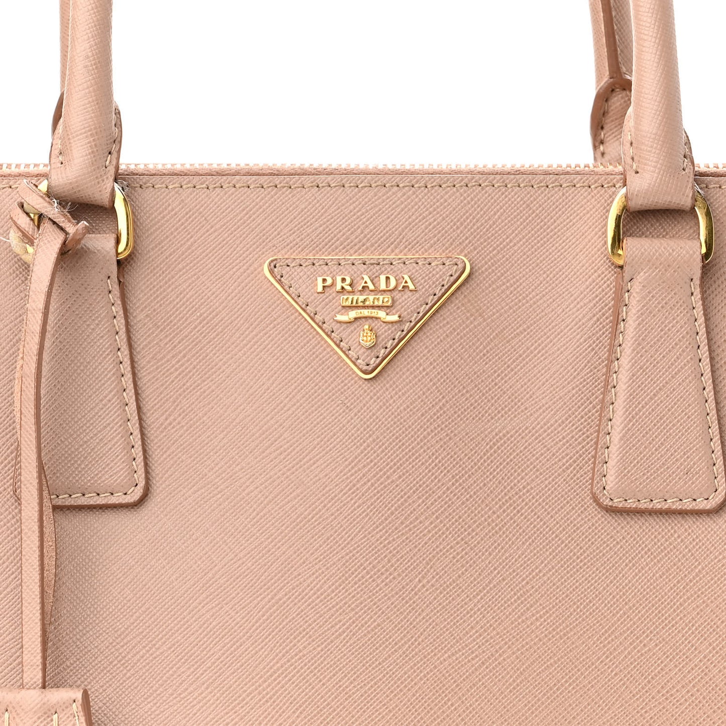 Saffiano Medium Galleria Double Zip Tote Cammeo