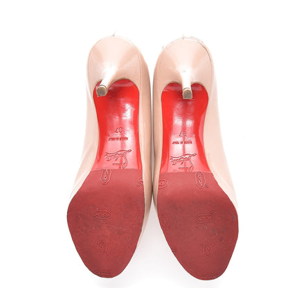 Christian Louboutin Patent New Simple 100 Pumps 37 Nude 7 of 16