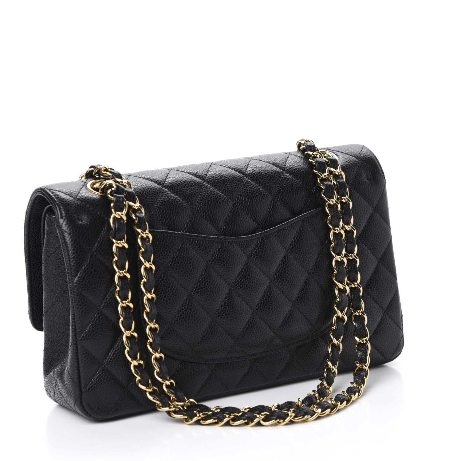 Chanel Caviar Quilted Medium Double Flap Black 3 of 10