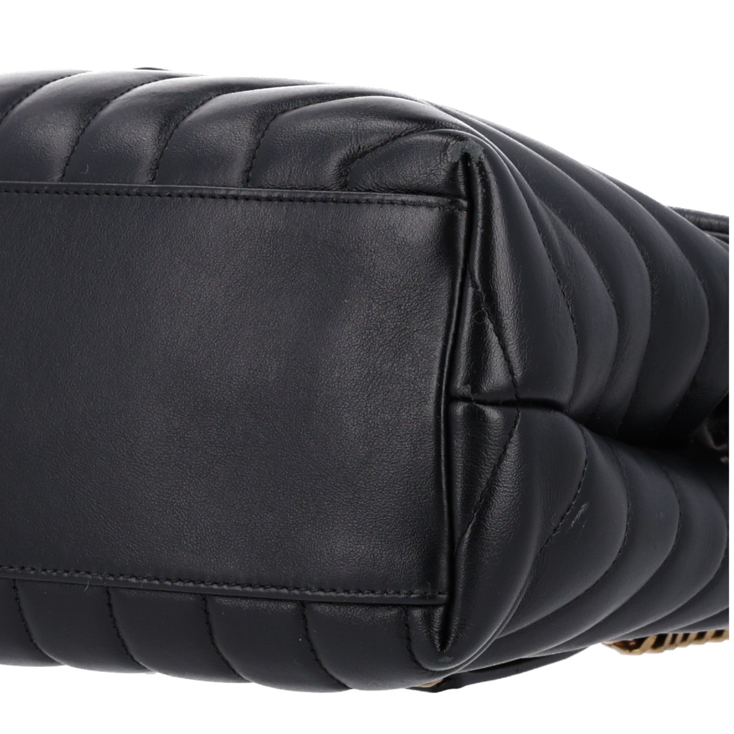 Saint Laurent Calfskin Y Quilted Monogram Medium Loulou Chain Satchel Black 11 of 11
