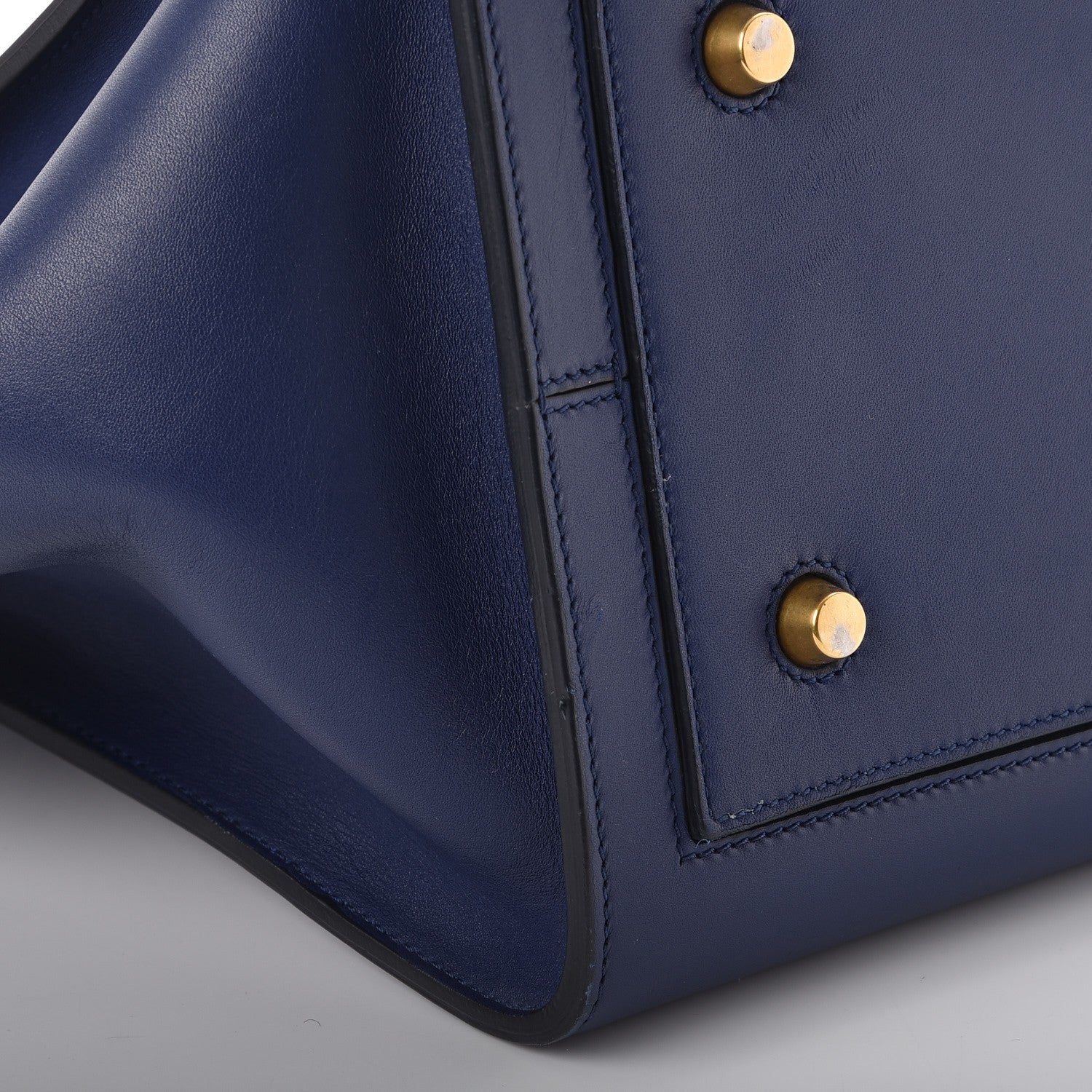Celine Smooth Calfskin Small Tie Knot Tote Dark Indigo 17 of 23