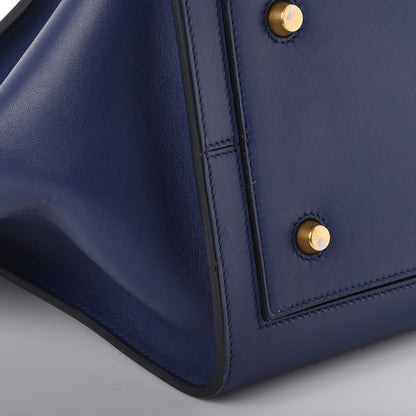 Celine Smooth Calfskin Small Tie Knot Tote Dark Indigo 17 of 23