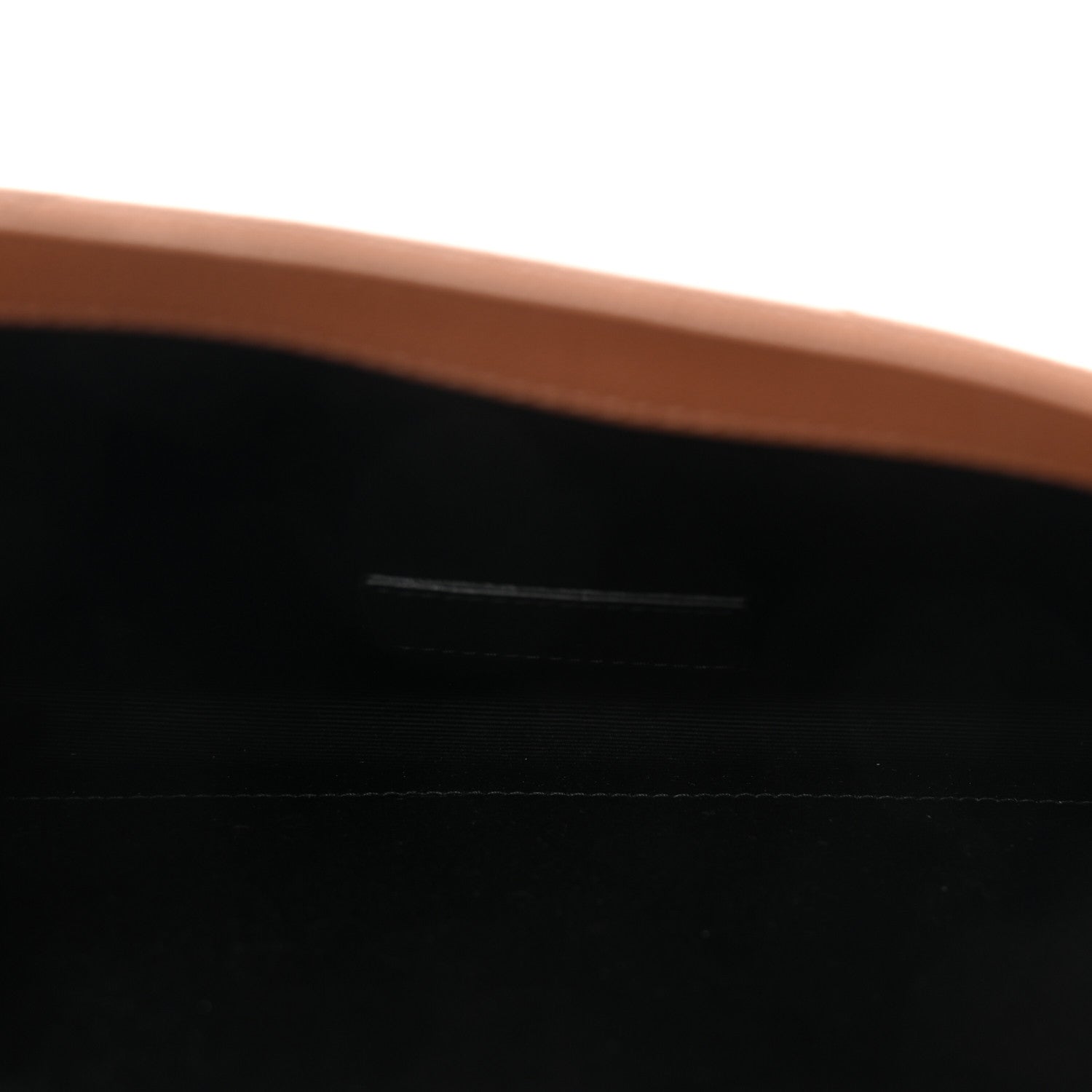 Saint Laurent Grain De Poudre Matelasse Chevron Monogram Envelope Vintage Peach 5 of 8