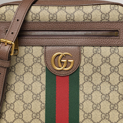 Gucci GG Supreme Monogram Web Small Ophidia Messenger Bag Brown 9 of 9
