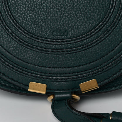 Chloe Calfskin Mini Marcie Round Crossbody Bag Teal 8 of 12