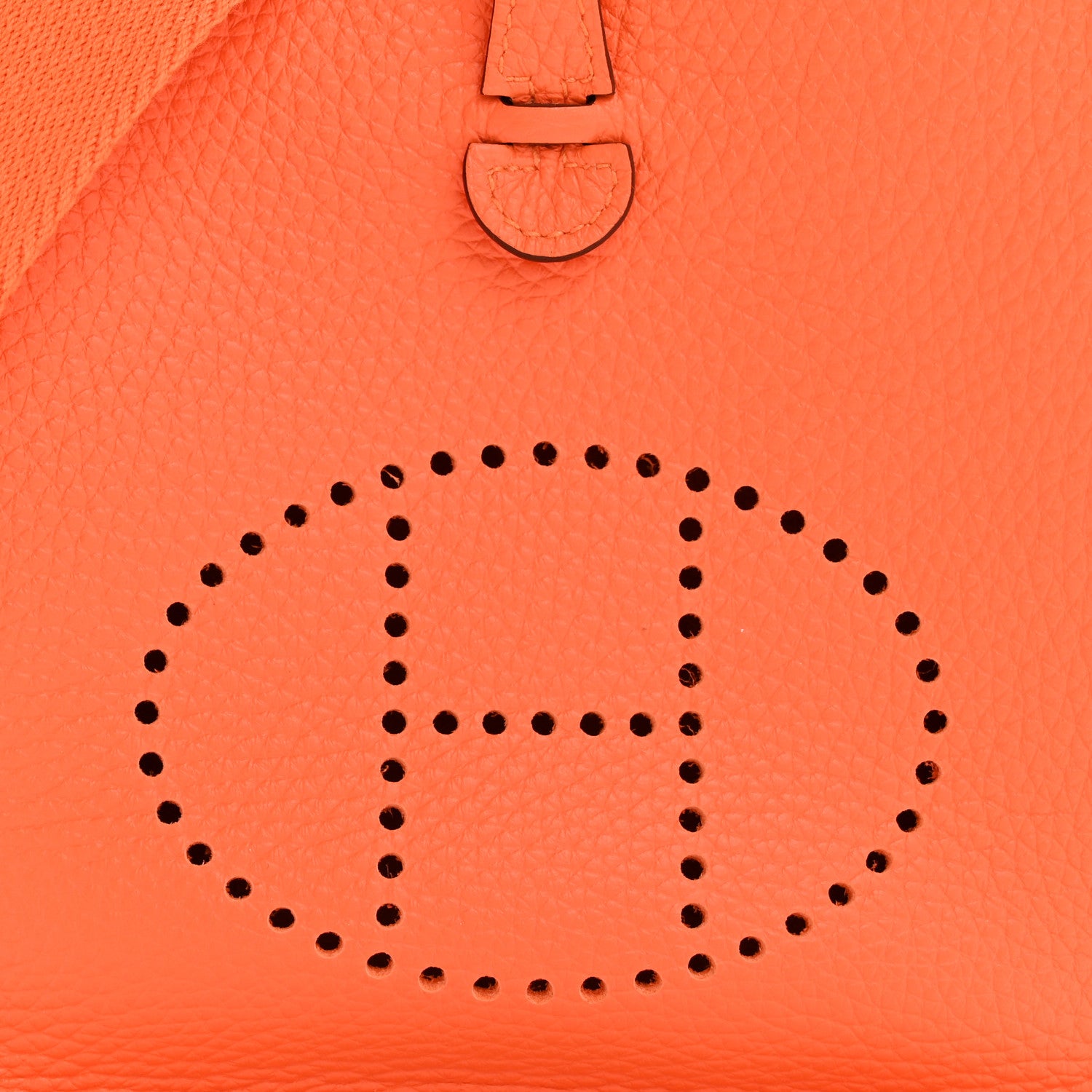 Hermes Taurillon Clemence Evelyne TPM Orange Minium 8 of 11