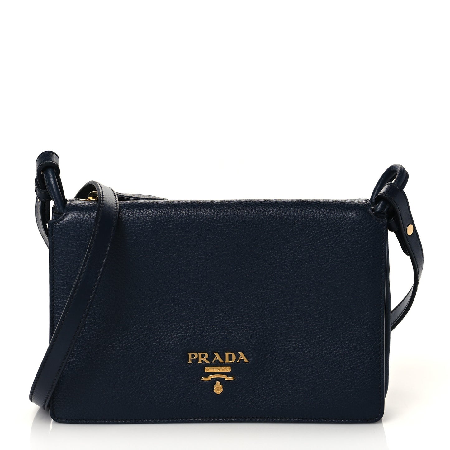 Vitello Daino Crossbody Flap Baltico