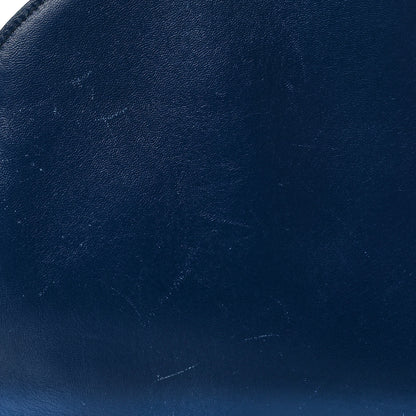 Celine Grained Calfskin Medium Trotteur Navy 11 of 13