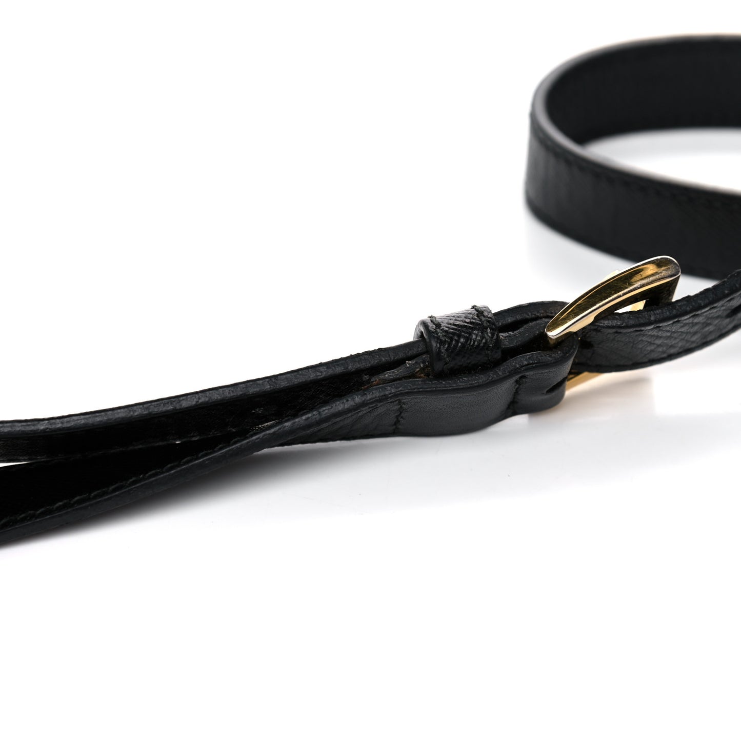 Nylon Saffiano Crossbody Bag Black