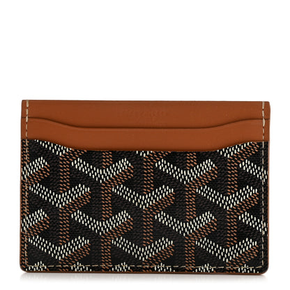 Goyard Goyardine Saint Sulpice Card Holder Black Gold 1 of 7