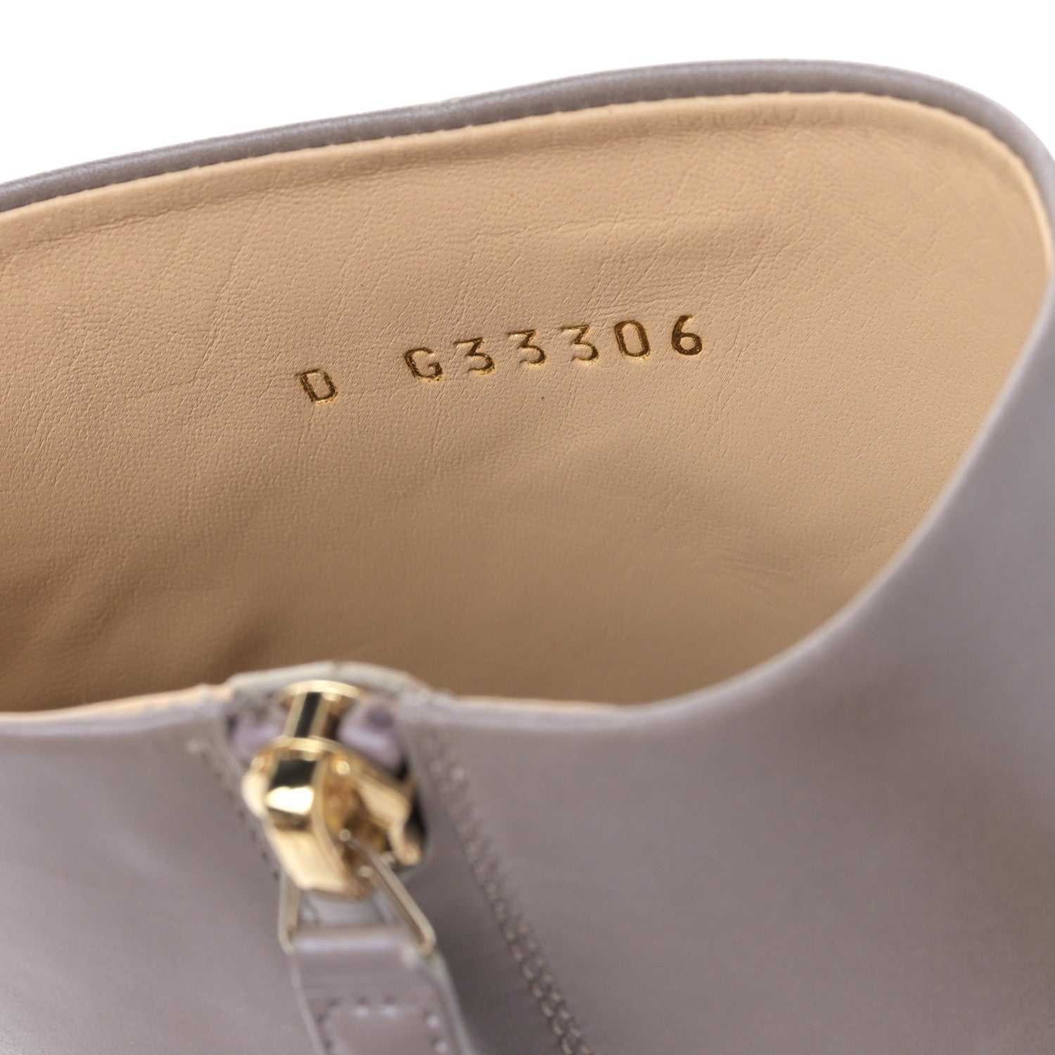 Chanel Calfskin Cap Toe CC Short Boots 40.5 Grey Black 8 of 8