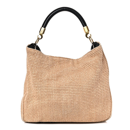 Saint Laurent Raffia Large Roady Natural Brown 1 of 18