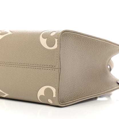 Louis Vuitton Empreinte Monogram Giant Onthego PM Tourterelle Creme 10 of 10