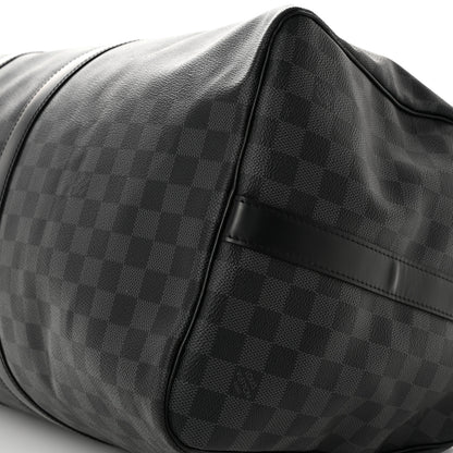 Louis Vuitton Damier Graphite Keepall Bandouliere 55 9 of 12