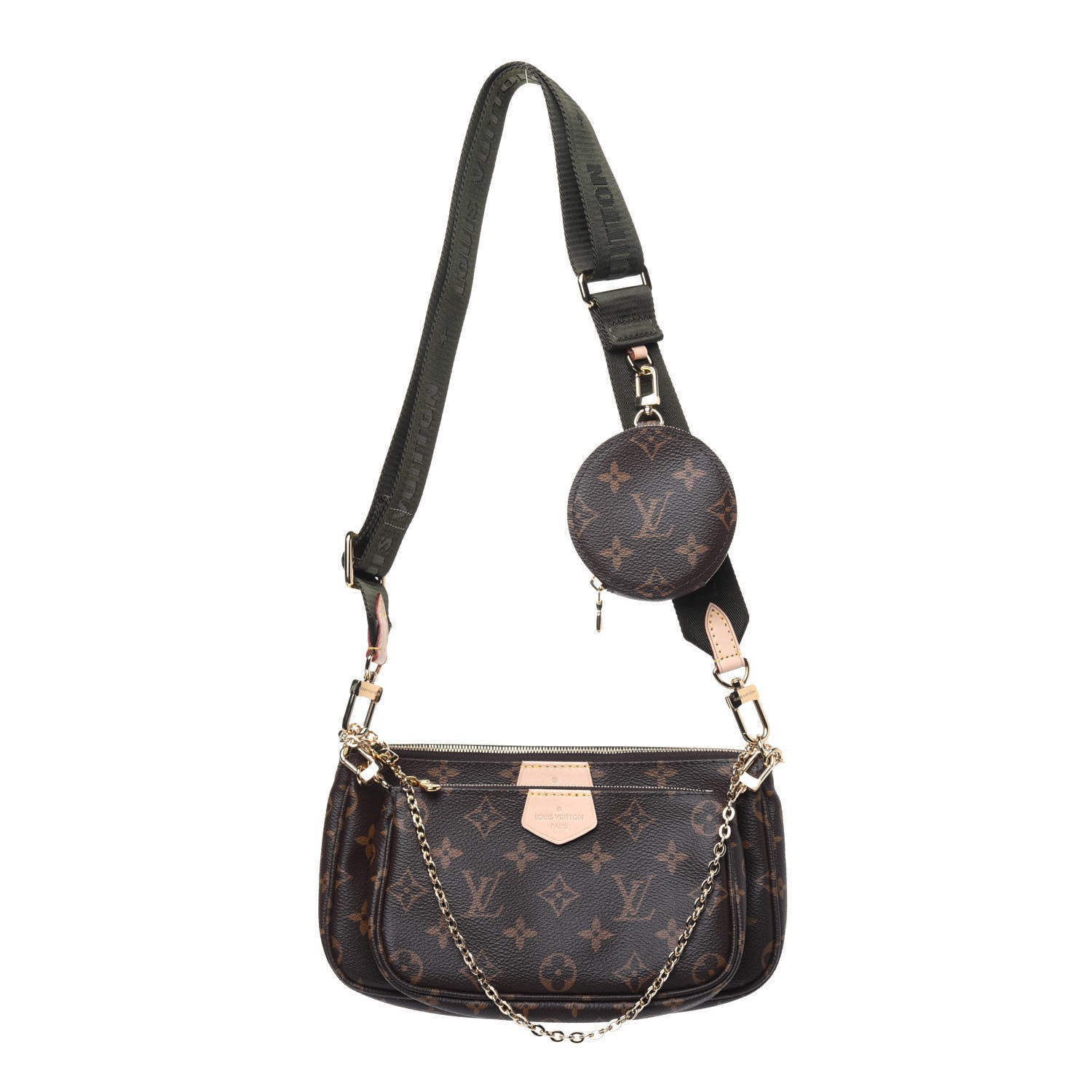 Louis Vuitton Monogram Multi Pochette Accessories Kaki 1 of 13