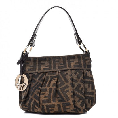 Fendi Zucca Mini Chef Hobo Tobacco 1 of 8