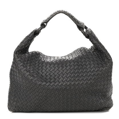 Bottega Veneta Nappa Intrecciato Sloane Hobo Ferro Gray 1 of 11