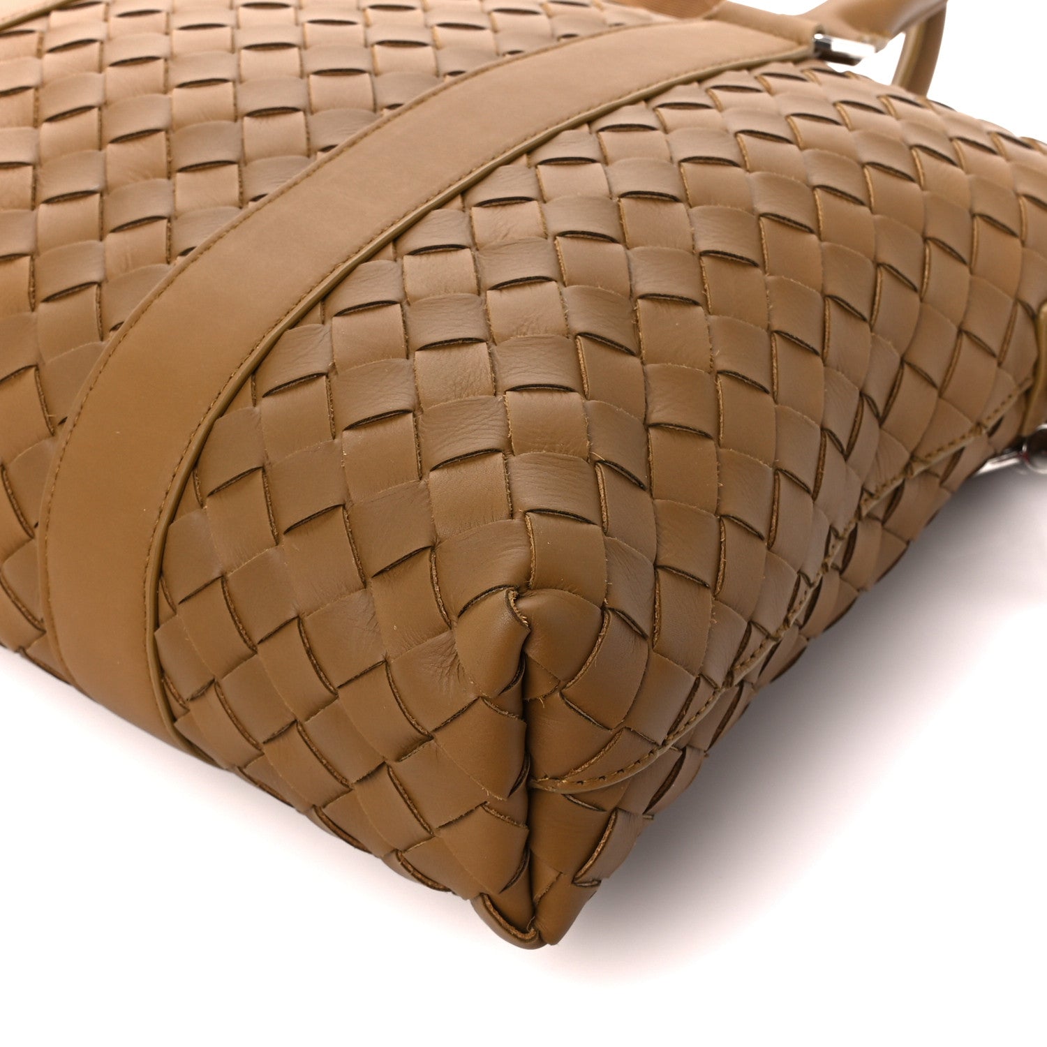 Bottega Veneta Nappa Intrecciato Medium Hidrology Briefcase Ochre 9 of 9