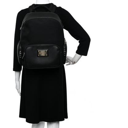 Dolce & Gabbana Nylon Grainy Calfskin Backpack Black 2 of 9