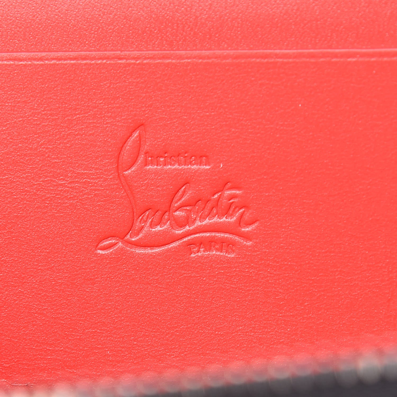 Christian Louboutin Calfskin Ecusson Panettone Coin Purse Navy 6 of 8