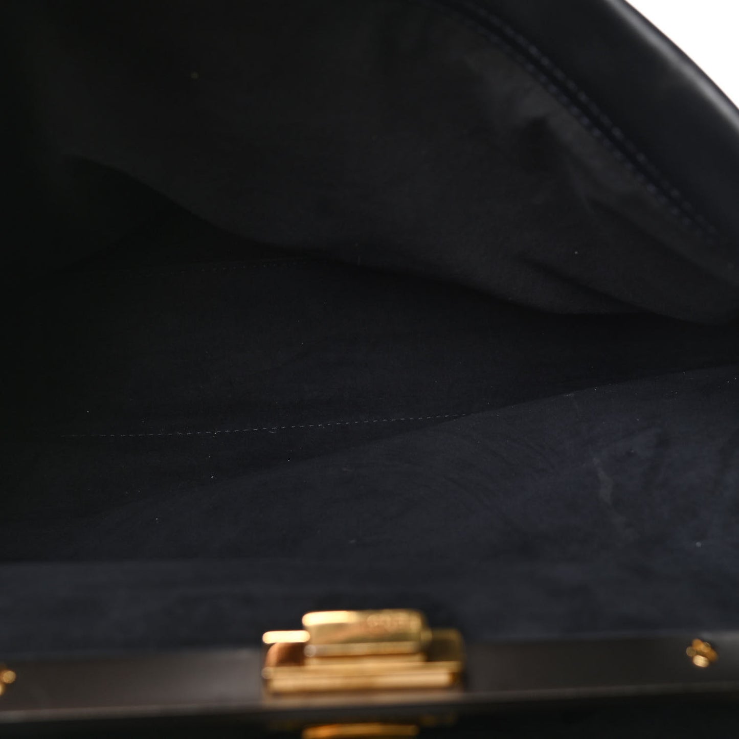 Vitello Dolce Marmol Large Peekaboo Iconic Satchel Blue Notte