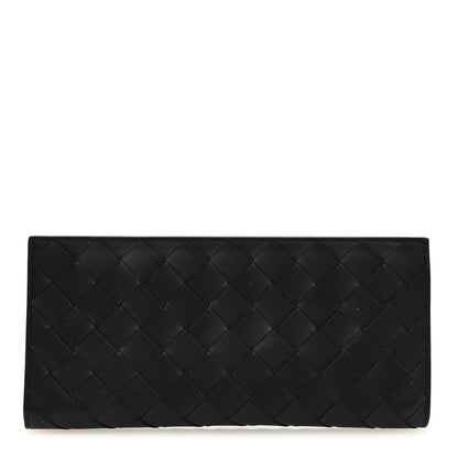 Bottega Veneta Nappa Intrecciato Zip Wallet Black 1 of 7