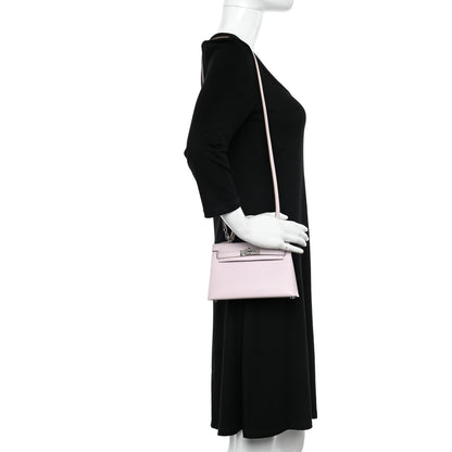 Hermes Epsom Mini Kelly Sellier 20 Mauve Pale 2 of 9