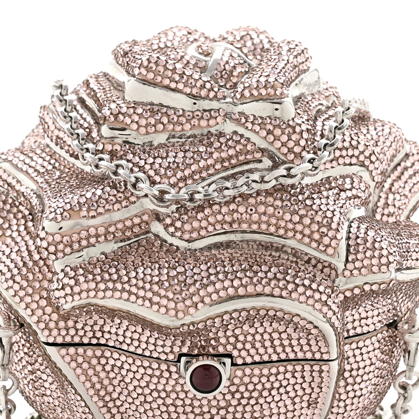 Crystal Rose Minaudiere Clutch