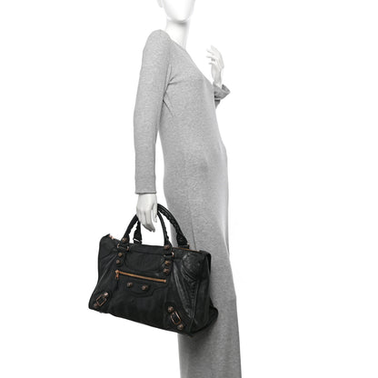 Balenciaga Agneau Giant 21 Rose Gold Hardware Work Black 2 of 10