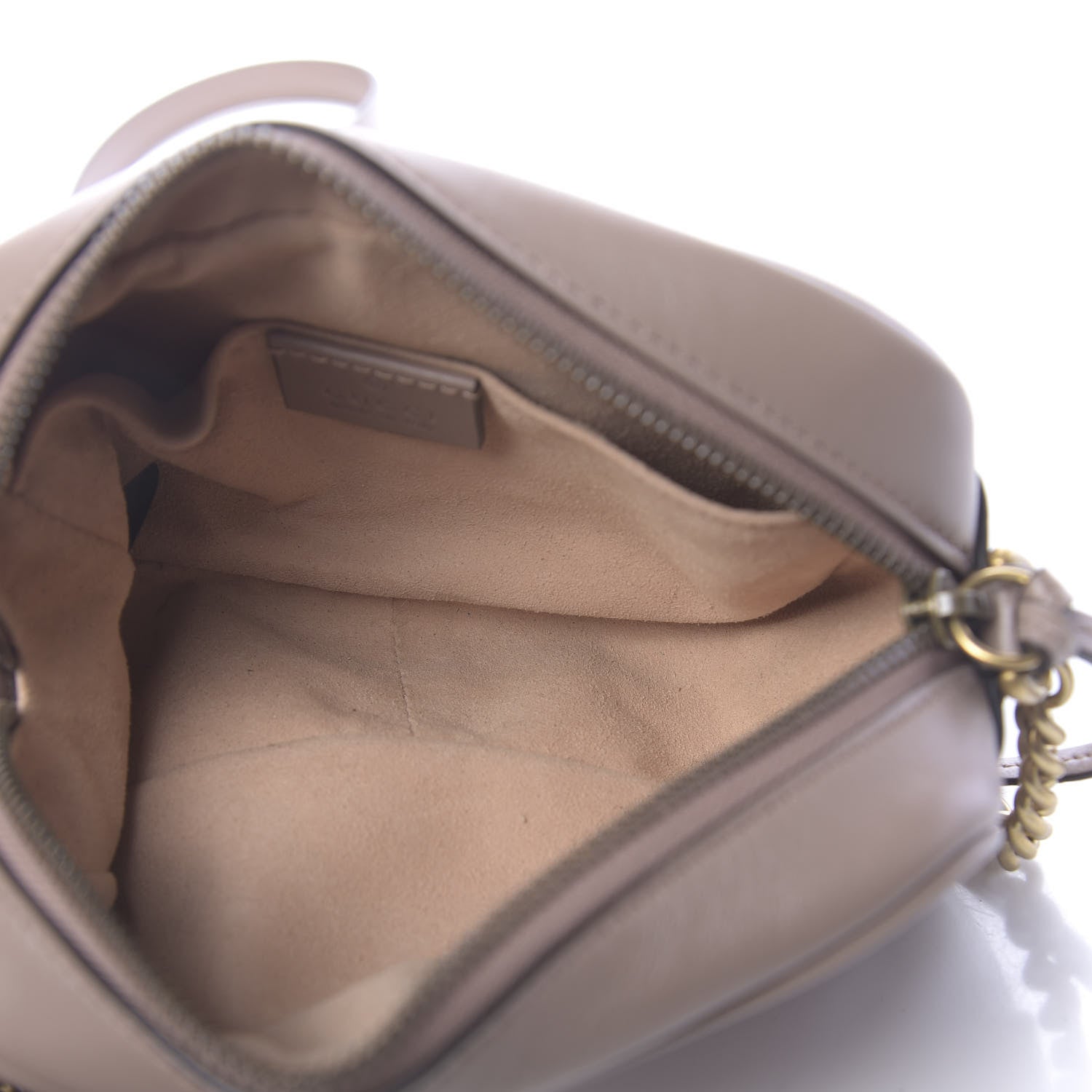 Gucci Calfskin Matelasse Mini GG Marmont Chain Shoulder Bag Porcelain Rose 5 of 12