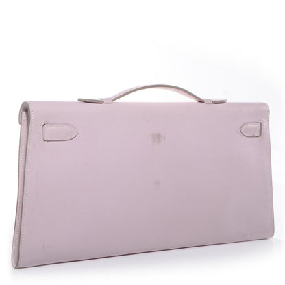 Hermes Swift Kelly Cut Clutch Pochette Rose Dragee 3 of 10