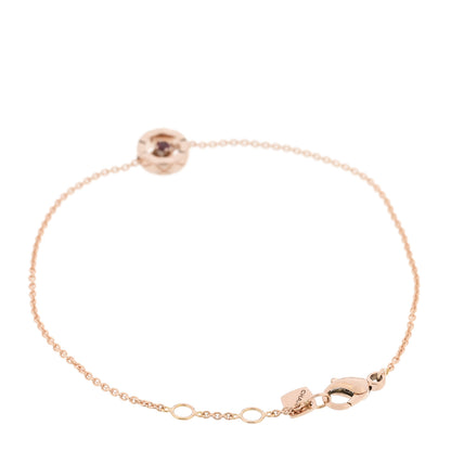 Chanel 18K Beige Gold Ruby Coco Crush Station Bracelet 2 of 6