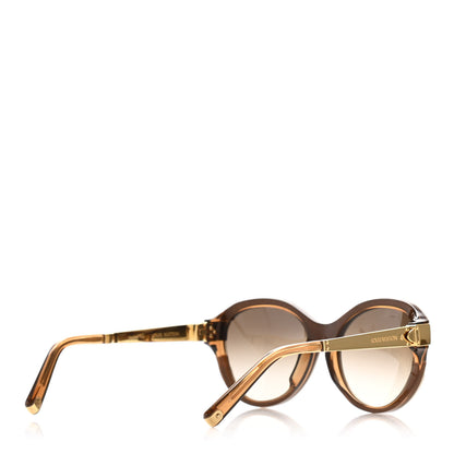 Louis Vuitton Petit Soupcon Cat Eye Sunglasses Z0487E Brown 4 of 8