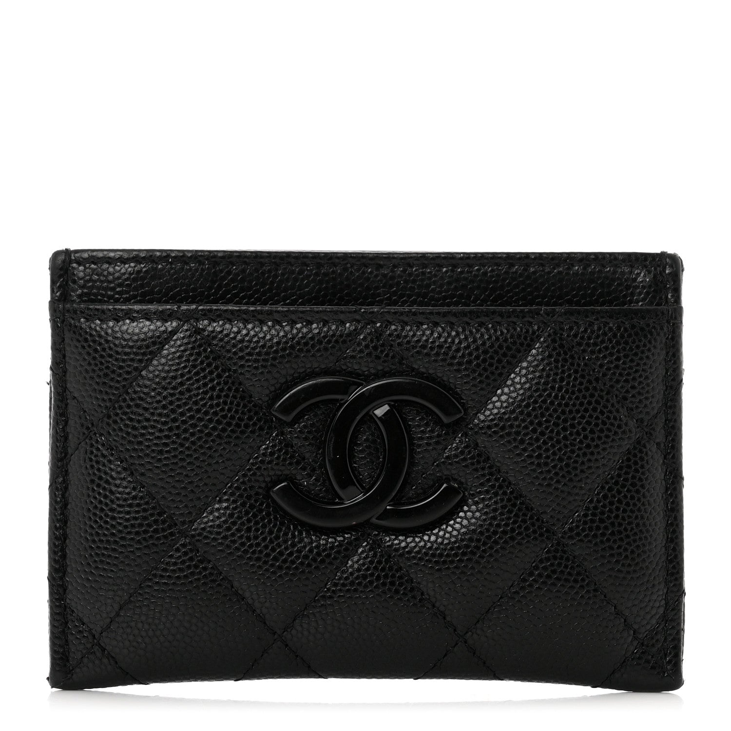 Chanel Caviar Quilted My Everything Card Holder Black 1 of 9