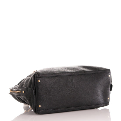Chloe Grained Calfskin Brooke Satchel Black 4 of 8