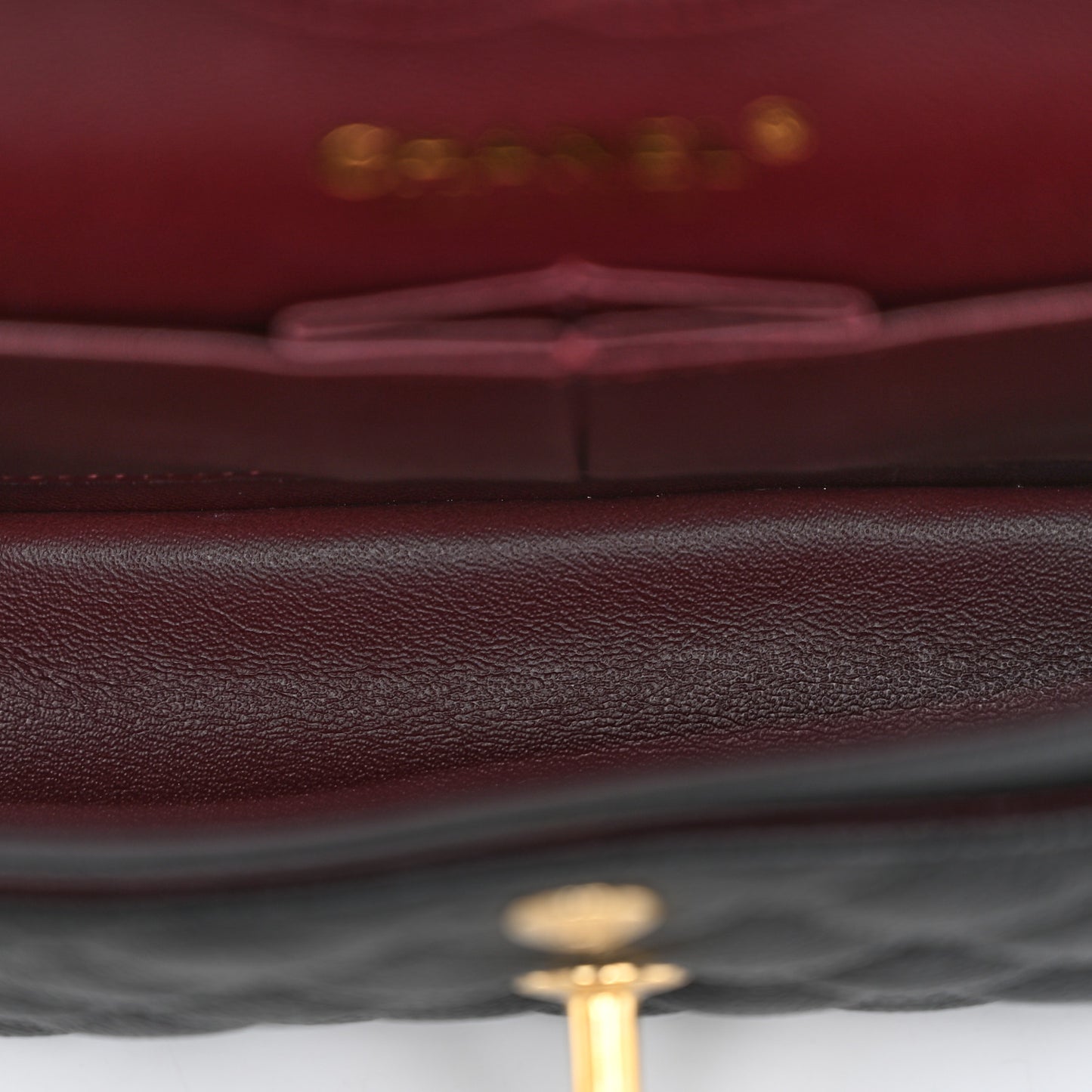 Caviar Quilted Small Double Flap Black