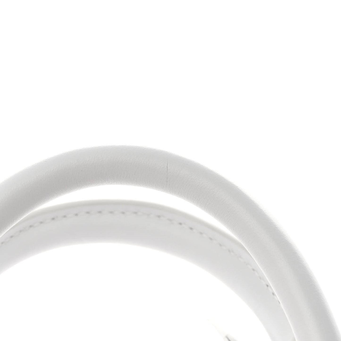 PVC Epi Embossed Wavy Keepall Bandouliere 50 White