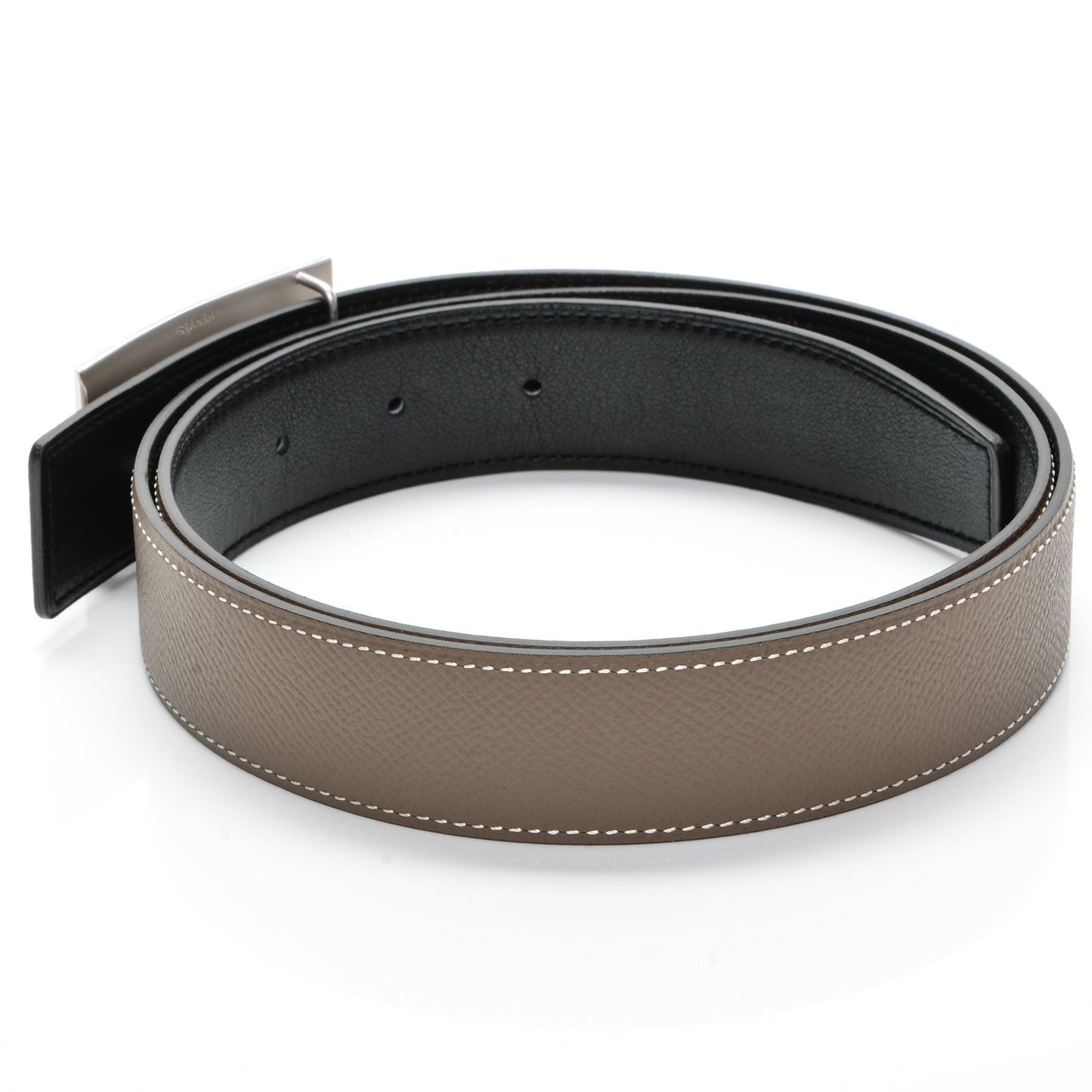 Swift Epsom 32mm Collier De Chien CDC Belt 95 Black Etoupe