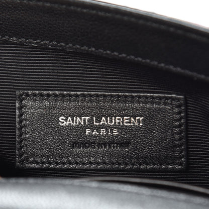 Saint Laurent Pony Hair Calfskin Monogram Leopard Print Baby Punk Chain Bag Purple 6 of 9