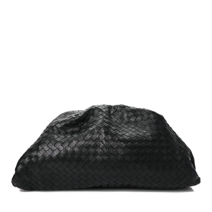 Bottega Veneta Nappa Maxi Intreccio The Pouch Oversized Clutch Black 1 of 11