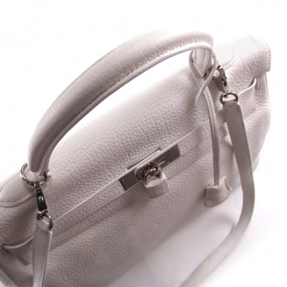 Hermes Taurillon Clemence KELLY 35 White 6 of 15