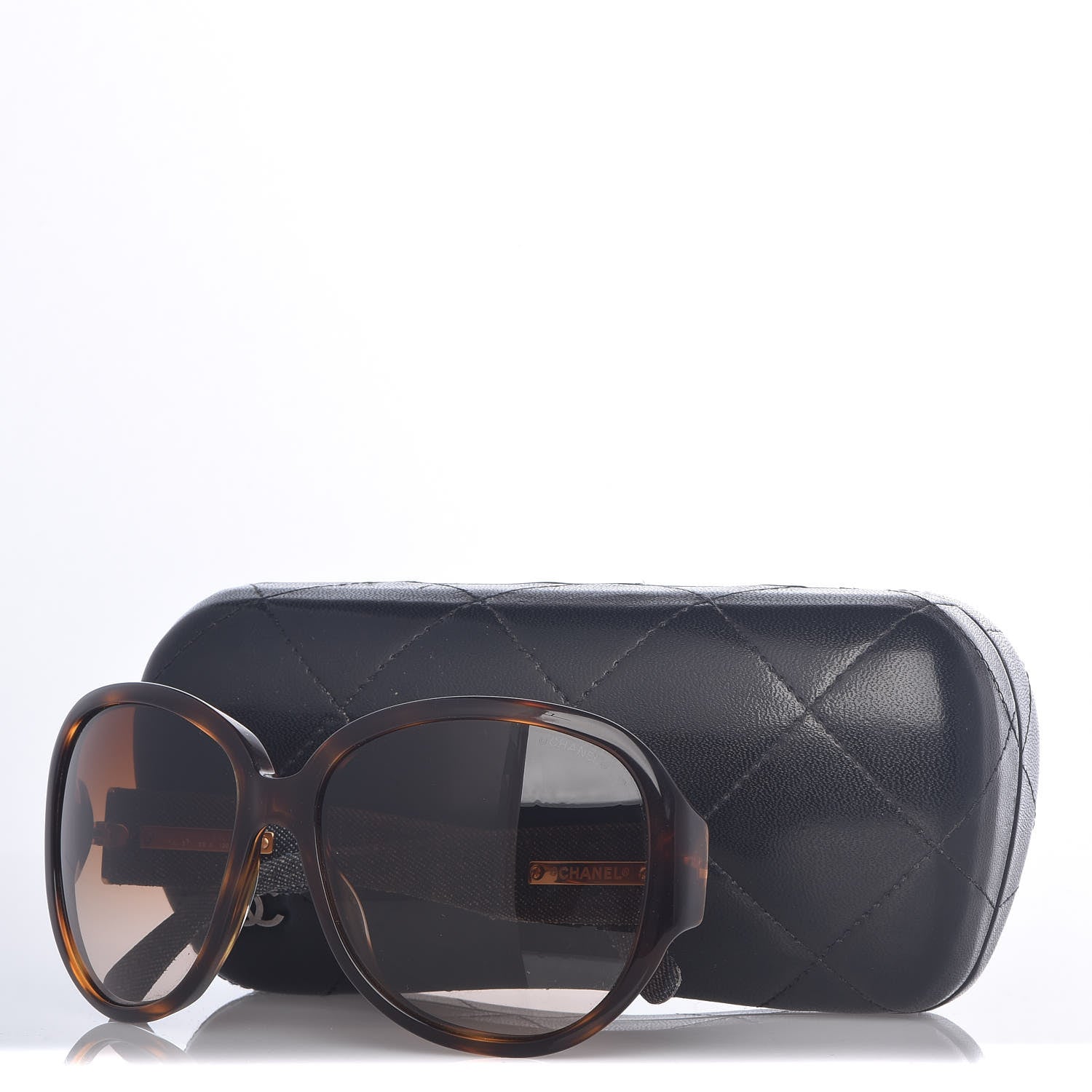 Chanel Denim CC Sunglasses 5163 Havana 7 of 7