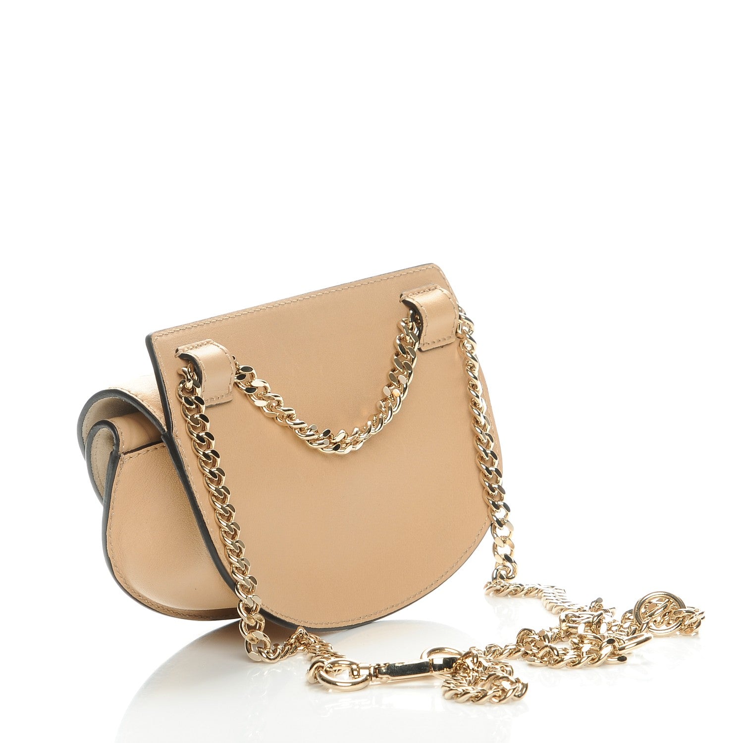 Chloe Calfskin Embossed Nano Georgia Crossbody Bag Sand 4 of 8