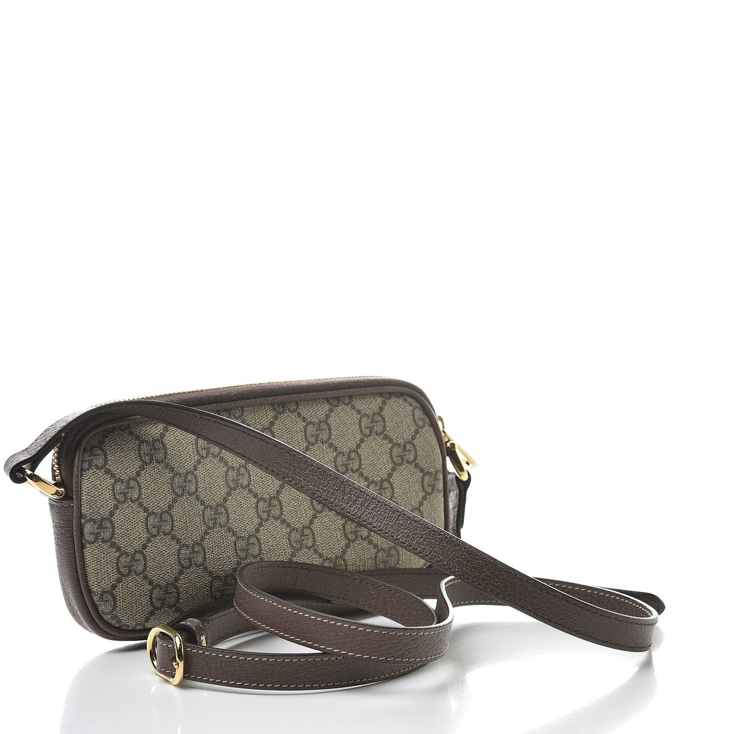 GG Supreme Monogram Web Mini Ophidia GG Bag Brown