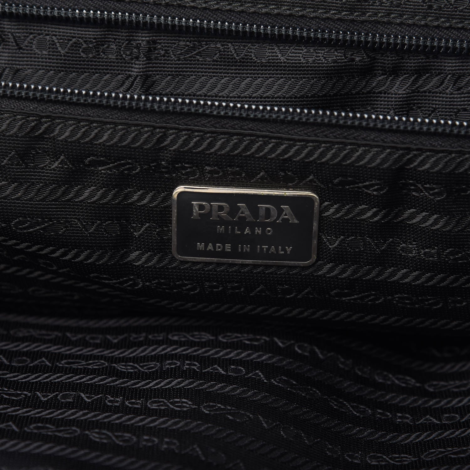 Prada Soft Calfskin Tessuto Nylon Travel Bag Black 6 of 20