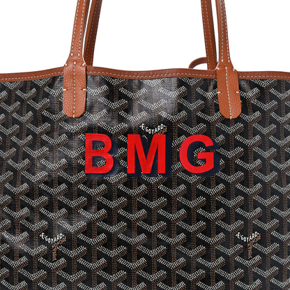 Goyard Goyardine Reversible Anjou PM Black Gold 20 of 32