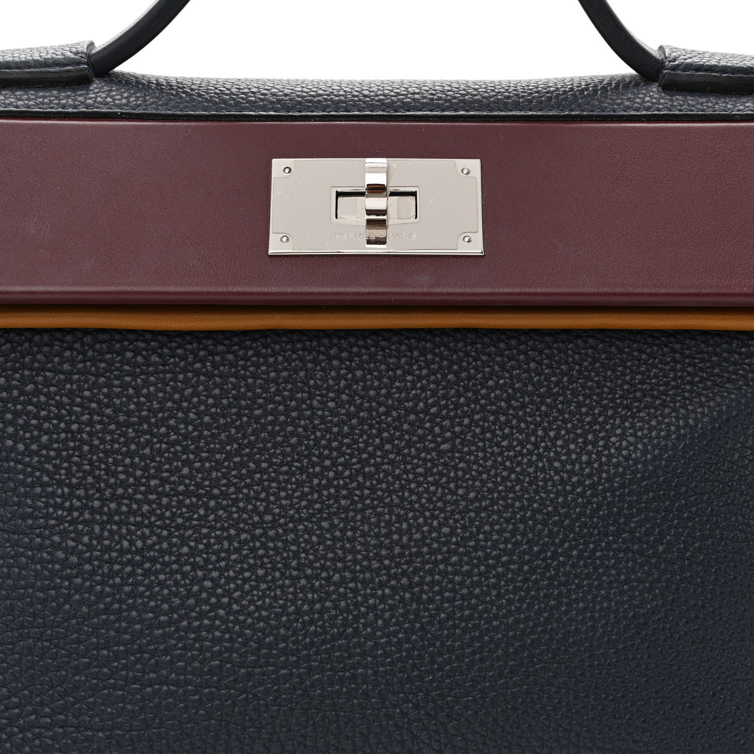 Hermes Togo Swift 24/24 29 Bleu Nuit Bleu Indigo Bordeaux Kraft 8 of 10